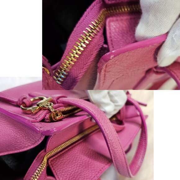 Authentic Salvatore Ferragamo Gancini Amy 21 Leather Tote - Picture 10 of 17